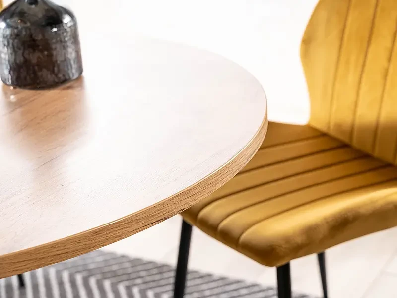 Stół rozkładany Gaston 100-135 cm dąb artisan/czarny