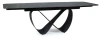 Stół rozkładany Infinity Ceramic 160-240 cm czarny azario black/czarny mat