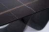 Stół rozkładany Infinity Ceramic 160-240 cm czarny azario black/czarny mat