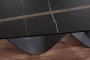 Stół rozkładany Infinity Ceramic 160-240 cm czarny azario black/czarny mat