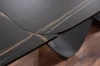 Stół rozkładany Infinity Ceramic 160-240 cm czarny azario black/czarny mat
