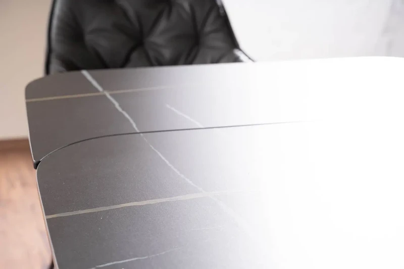 Stół rozkładany Infinity Ceramic 160-240 cm czarny azario black/czarny mat