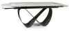 Stół rozkładany Infinity Ceramic 160-240 cm biały amber bianco/brązowy