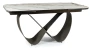 Stół rozkładany Infinity Ceramic 160-240 cm biały amber bianco/brązowy