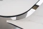 Stół rozkładany Infinity Ceramic 160-240 cm biały amber bianco/brązowy