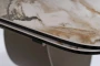 Stół rozkładany Infinity Ceramic 160-240 cm biały amber bianco/brązowy