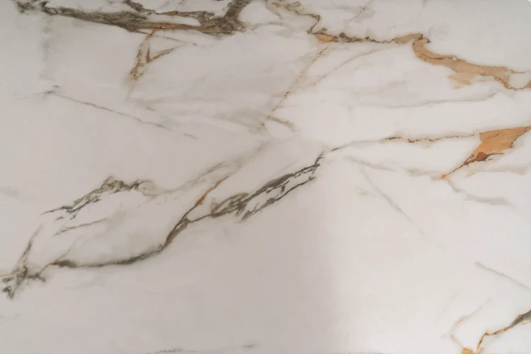 Stół rozkładany Infinity Ceramic 160-240 cm biały amber bianco/brązowy