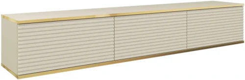 Szafka RTV Oro 175 cm lamele beż piaskowy