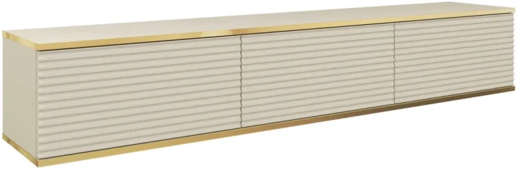 Szafka RTV Oro 175 cm lamele beż piaskowy