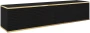 Szafka RTV Oro 135 cm lamele czarny