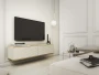 Szafka RTV Oro 135 cm lamele beż piaskowy