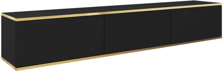 Szafka RTV Oro 175 cm czarny