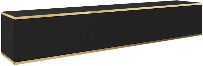 Szafka RTV Oro 175 cm czarny