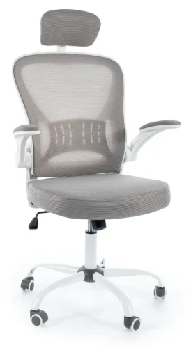 Fotel obrotowy Q-639 ergonomiczny szary