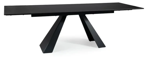 Stół rozkładany Salvadore Ceramic 160-240 cm czarny Sahara Noir/czarny mat