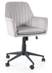 Fotel obrotowy Q-886 Velvet jasny szary Bluvel 03