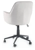 Fotel obrotowy Q-886 Velvet jasny szary Bluvel 03