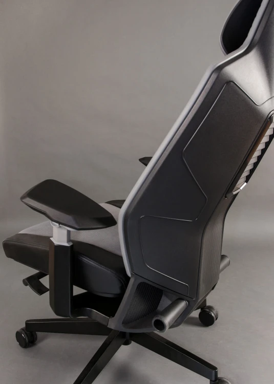 Fotel ergonomiczny do biurka Ronin czarny/szary