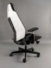 Fotel ergonomiczny do biurka Ronin biały/czarny