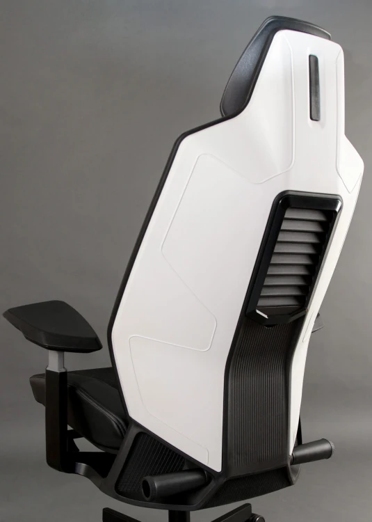 Fotel ergonomiczny do biurka Ronin biały/czarny