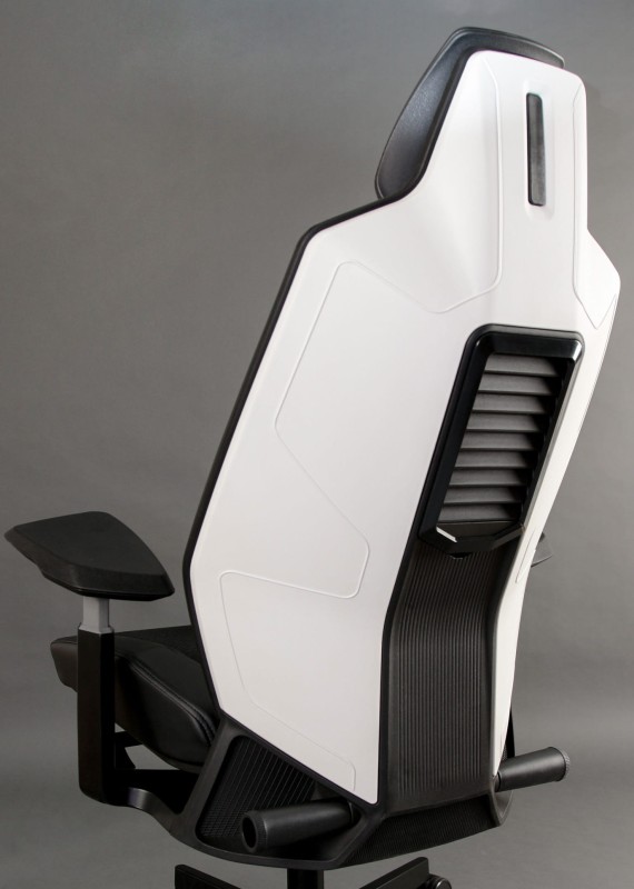 Fotel ergonomiczny do biurka Ronin biały/czarny