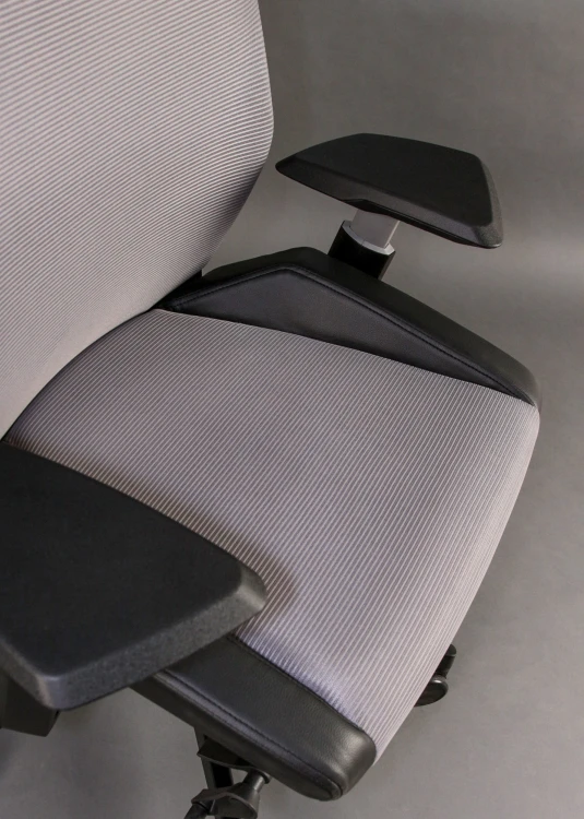 Fotel ergonomiczny do biurka Ronin biały/szary