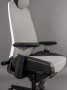 Fotel ergonomiczny do biurka Ronin biały/szary