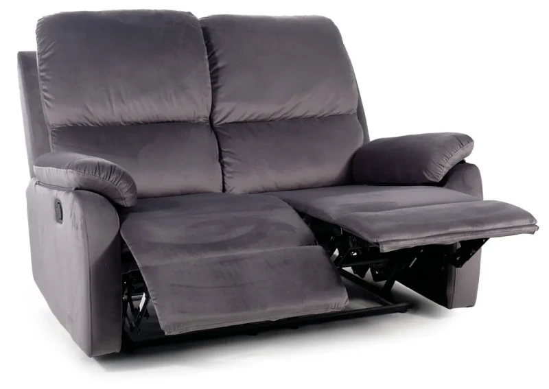 Sofa rozkładana Spencer 2 Velvet szara Bluvel 14