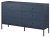Komoda Mono 6 szuflad granat