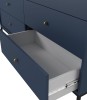 Komoda Mono 6 szuflad granat