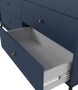 Komoda Mono 6 szuflad granat