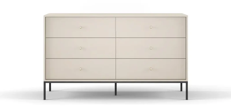 Komoda Mono beżowa z szufladami