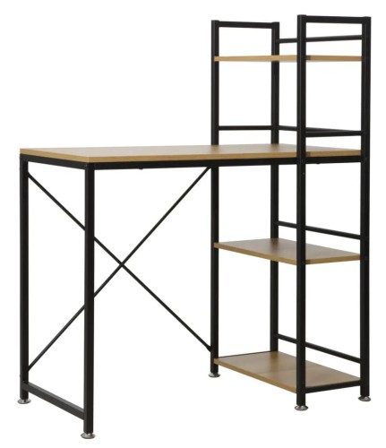 Biurko B-036 dąb/czarny