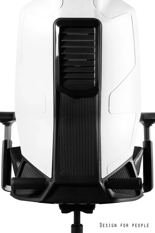 Fotel ergonomiczny do biurka Ronin elastomer/biały/siatka czarny