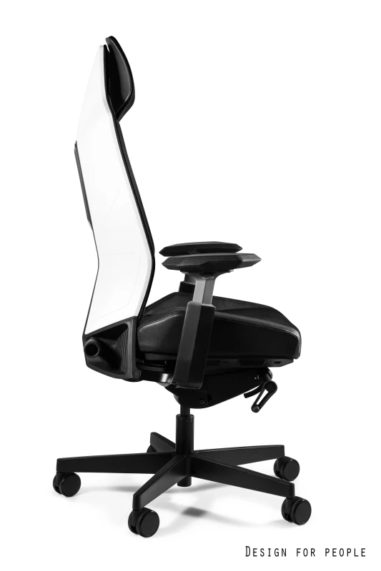 Fotel ergonomiczny do biurka Ronin elastomer/biały/siatka czarny