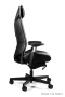 Fotel ergonomiczny do biurka Ronin elastomer/czarny/siatka szary