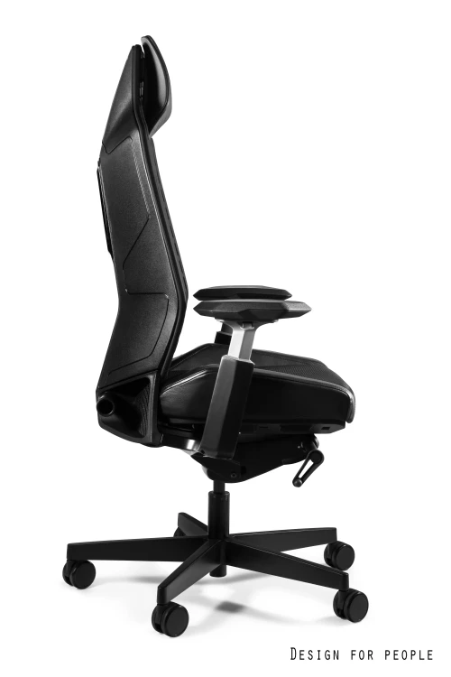 Fotel ergonomiczny do biurka Ronin elastomer/czarny/siatka czarny