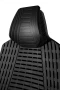 Fotel ergonomiczny do biurka Ronin elastomer/czarny/siatka czarny