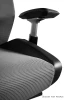 Fotel ergonomiczny do biurka Ronin biały/siatka szary