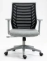 Fotel obrotowy Q-320 czarny/szary