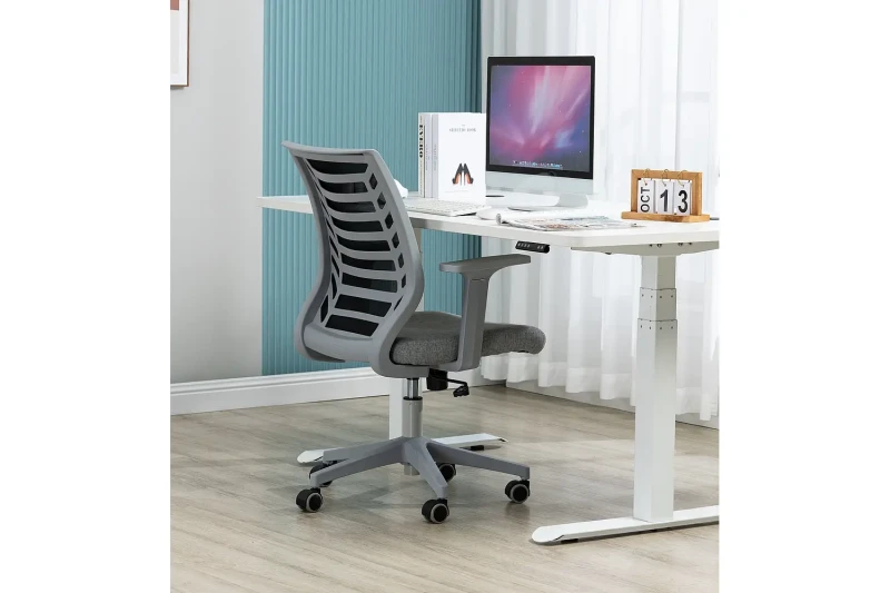 Fotel obrotowy Q-320 czarny/szary