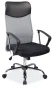Fotel obrotowy Q-025 szary/czarny