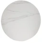 Stół okrągły Talia 120 cm biały/czarny