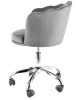 Fotel obrotowy Rose Velvet szary Bluvel 14