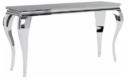 Konsolka Prince C 120x40 cm czarny/chrom