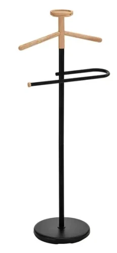 Wieszak stojący Lugo czarny/buk