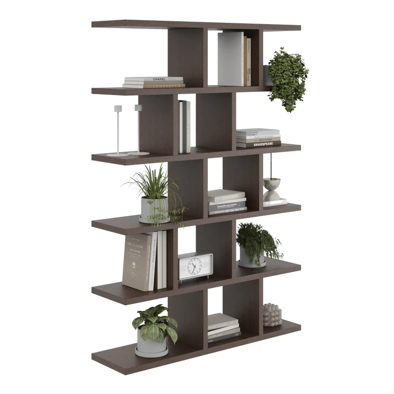 Regał wiszący Asan wenge