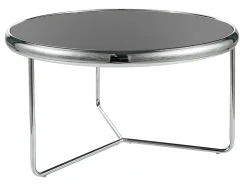 Ława Scarlet 74 cm czarny/chrom