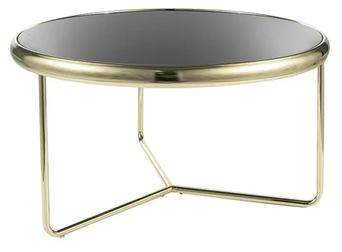 Ława Scarlet 74 cm czarny/złoty