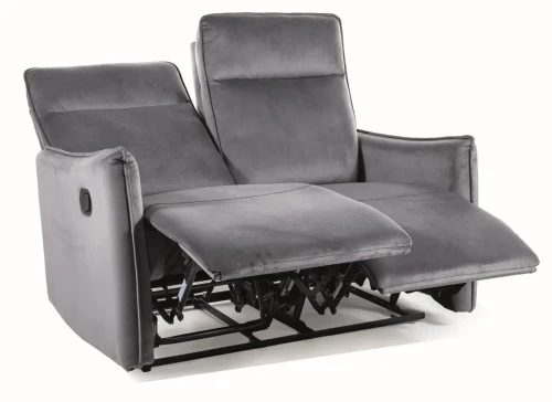 Sofa rozkładana Travis 2 Velvet szara Bluvel 14